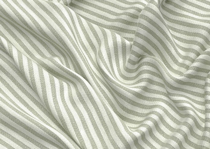 Emily Bond Oscar Stripe, Sage - Twist&Fit Roman Blind - Image 4